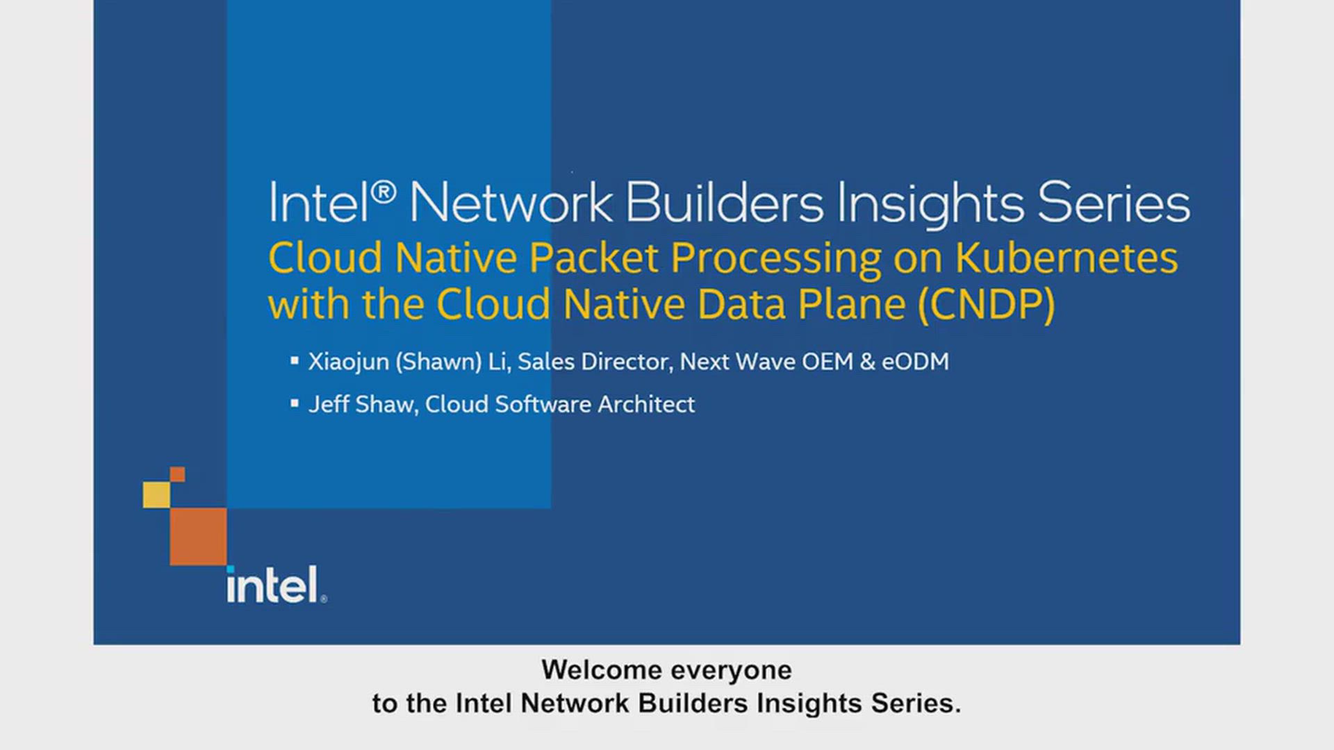 Cloud Native Packet Processing on Kubernetes with the Cloud Native Data Plane
