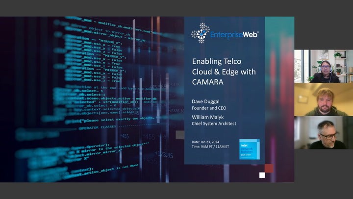 Enabling Telco Cloud & Edge with CAMARA