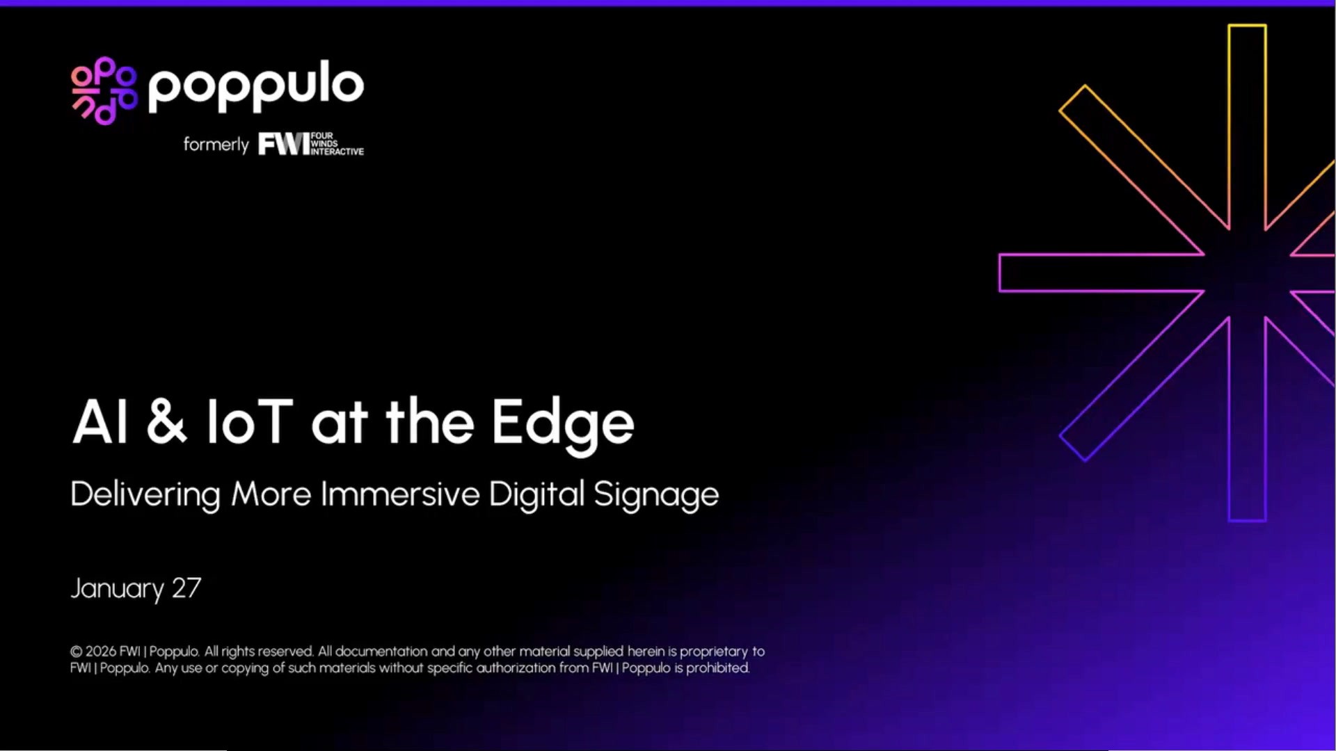 AI & IoT at the Edge: Delivering More Immersive Digital Signage Experiences