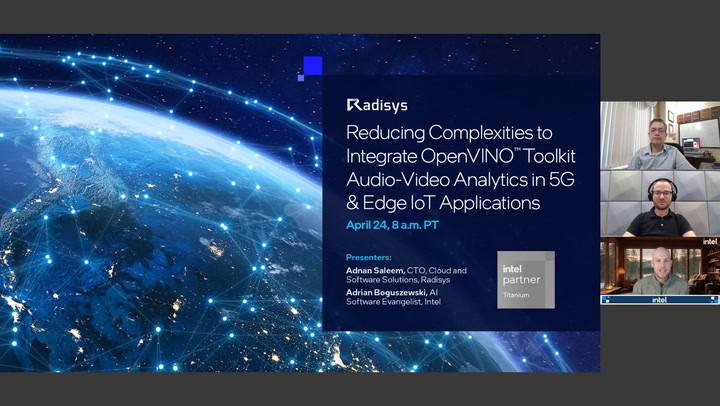 Reducing Complexities to Integrate OpenVINO Audio-Video Analytics in 5G & Edge IoT Applications
