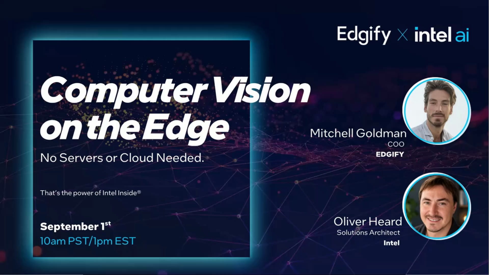 Computer Vision on the Edge - No Servers or Cloud Needed